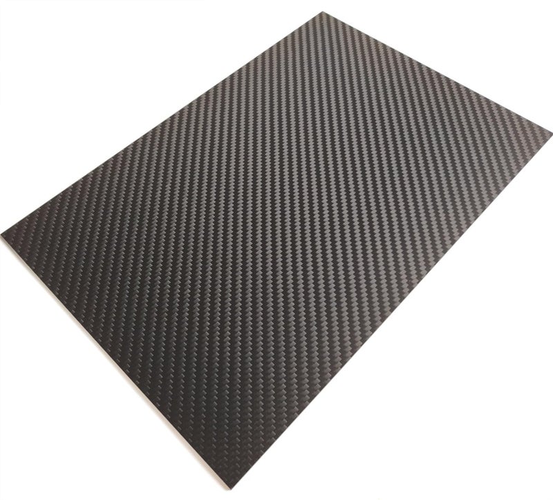 cncarbonfiber 1.5mm 200x300mm 100% Carbon Fiber Sheet Laminate Board Plate Panel 3K Twill Matte Finish - Image 1